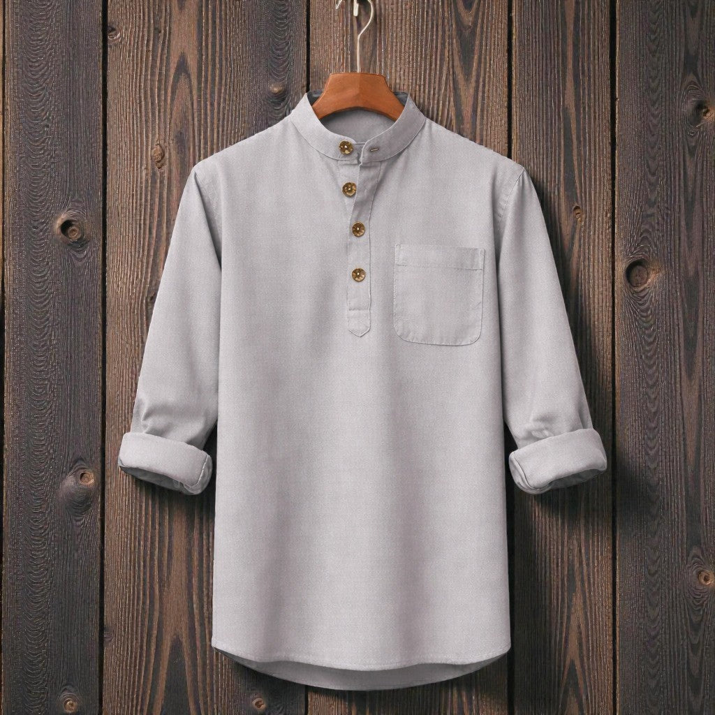 Premium Full Sleeve Luxury Katua - Ash