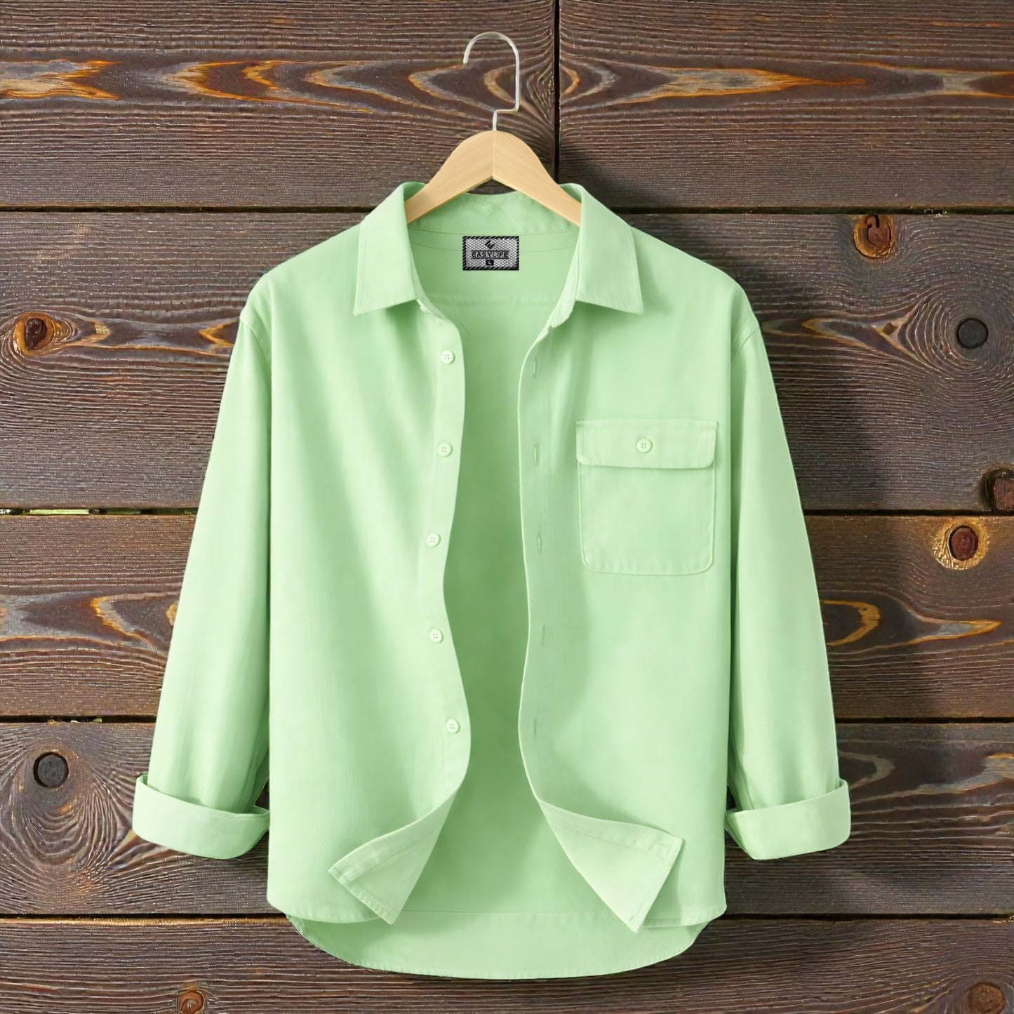 Premium Single Pocket Shirt - Lemon