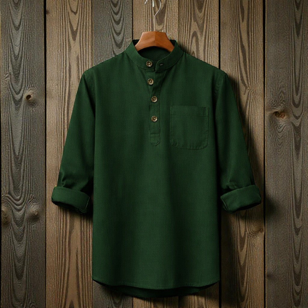 Premium Full Sleeve Luxury Katua - Green