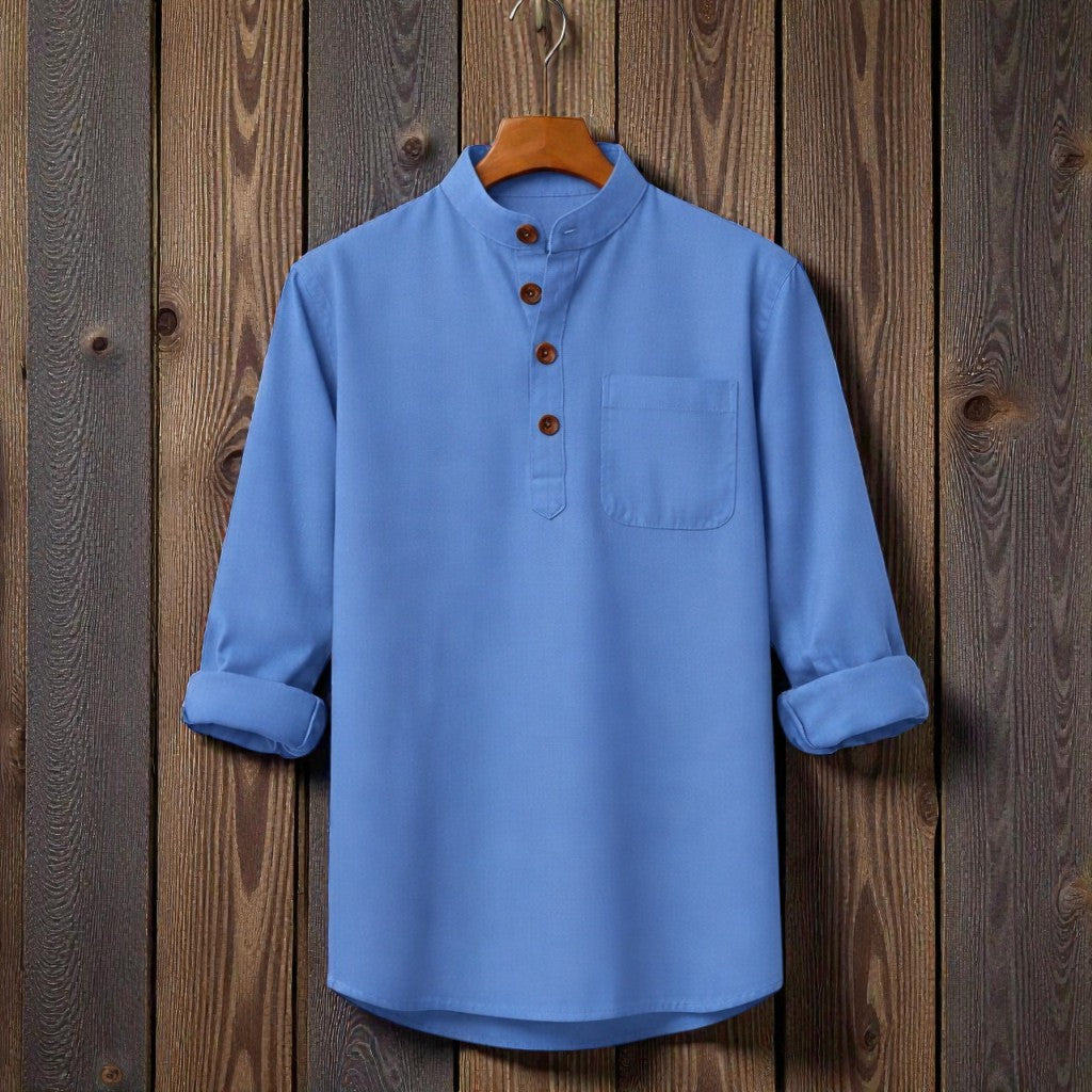 Premium Full Sleeve Luxury Katua - Sky