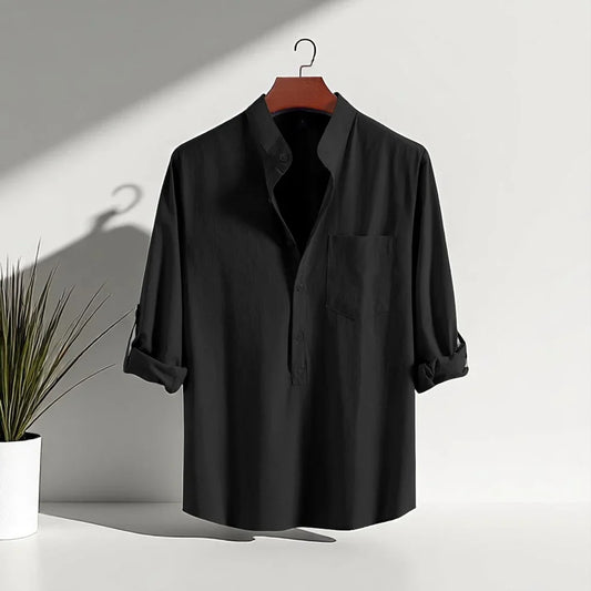 Luxury Full Sleeve Katua -Pure Black