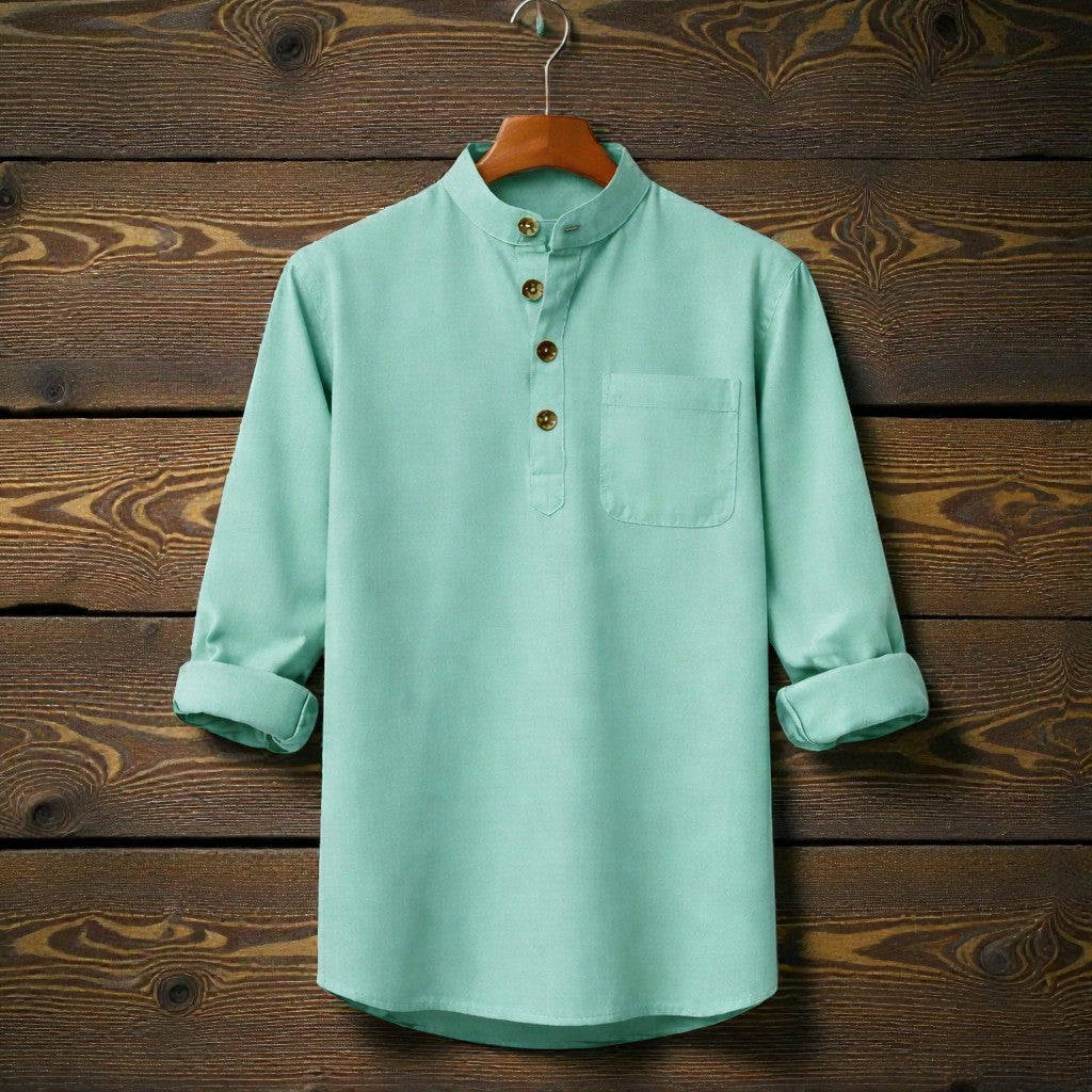 Premium Full Sleeve Luxury Katua - Sea Green