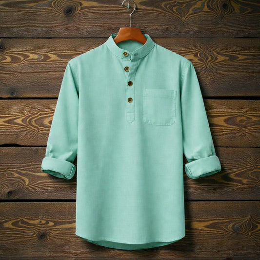 Premium Full Sleeve Luxury Katua - Sea Green