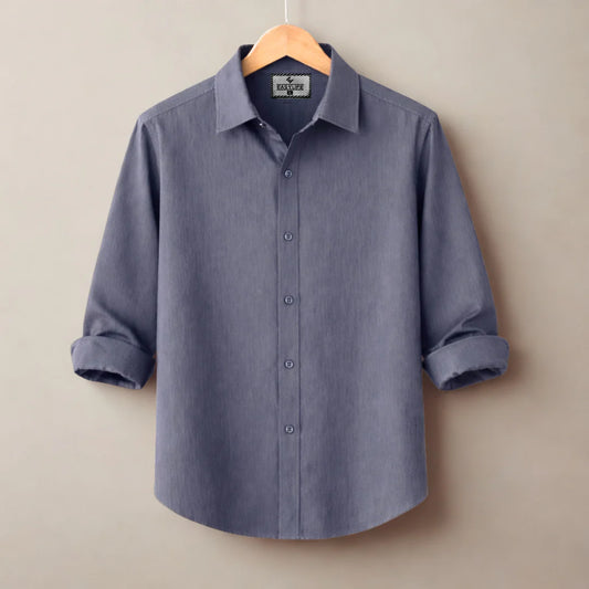 Premum Zafran Full Sleeve Shirt - Ash