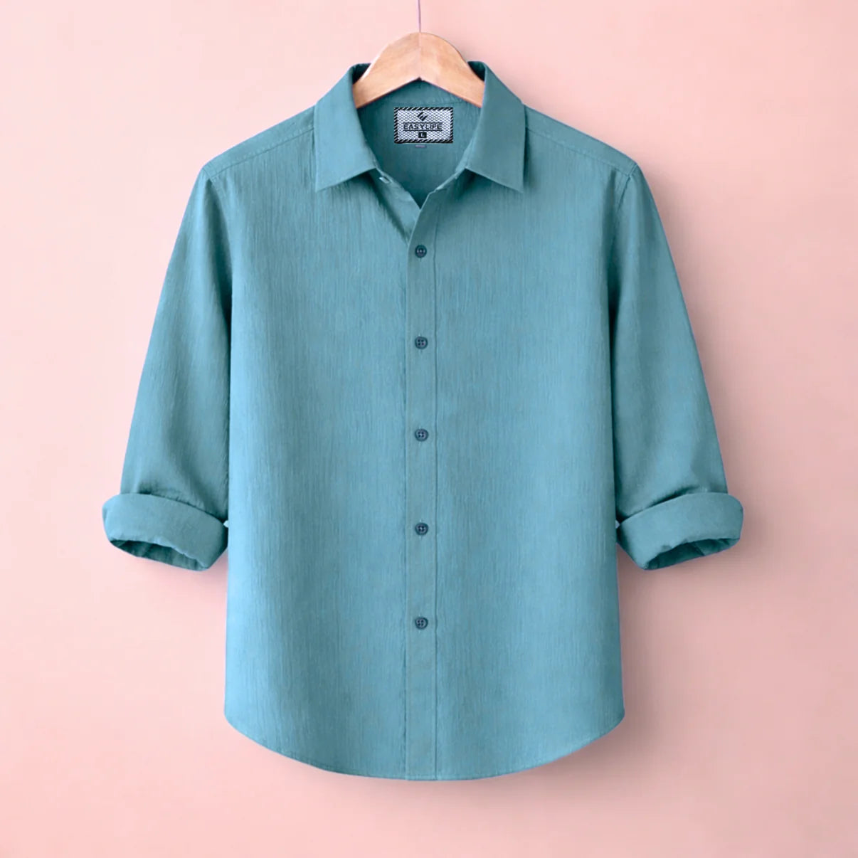 Premum Zafran Full Sleeve Shirt - Sea